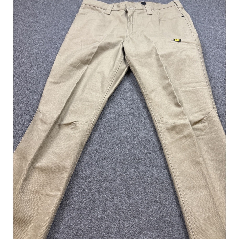 Caterpillar Cat Men's 32x30 Rigid Twill Utility Pant Khaki
